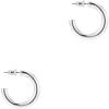 imagePAVOI 14K Gold Plated Hoop Earrings For Women  35mm Thick Infinity Gold Hoops Women Earrings  Plated Loop  Lightweight SetWhite Gold