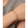 imagePAVOI 14K Gold Plated Bangle Bracelet for Women  Classic Lightweight Stacking Stainless Steel Bracelet  Single ampamp 2Pack BanglesWhite Gold