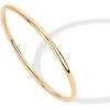 imagePAVOI 14K Gold Plated Bangle Bracelet for Women  Classic Lightweight Stacking Stainless Steel Bracelet  Single ampamp 2Pack BanglesYellow Gold