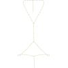 imagePAVOI 14K Gold Plated Body Chains Jewelry for Women  Summer Festival Layered Body Jewelry  Chest ampamp Waist ChainBeaded