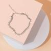 imagePAVOI 14K Gold Plated Charm Link Chain Anklets for Women  Dainty Cubic Zirconia Boho Dot Evil Eye Star Station Solitaire Pearl Beaded Festival Adjustable Gold AnkletsStar