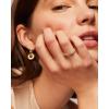 imagePAVOI 14K Gold Plated Cuff Statement Ring for Women  Cubic Zirconia Eternity Bands  Open Stackable Rings for WomenYellow Gold