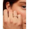 imagePAVOI 14K Gold Plated Cuff Statement Ring for Women  Cubic Zirconia Eternity Bands  Open Stackable Rings for WomenYellow Gold