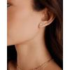 imagePAVOI 14K Gold Plated Five Pairs Stainless Steel Stud Earrings Set for Women  Hypoallergenic 5 Earrings Pack  Premium Cubic Zirconia StudsYellow Gold
