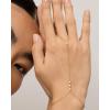 imagePAVOI 14K Gold Plated Freshwater Pearl Gold Hand Chain Bracelet for Women  Trendy Ring Bracelet Hand Chain Body JewelryYellow Gold
