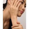 imagePAVOI 14K Gold Plated Freshwater Pearl Gold Hand Chain Bracelet for Women  Trendy Ring Bracelet Hand Chain Body JewelryYellow Gold