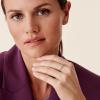 imagePAVOI 14K Gold Plated Slim Signet Ring with Sparkling Cubic Zirconia  Lightweight Dainty Statement Rings for Women  Everyday JewelryRose Gold
