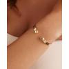 imagePAVOI 14K Gold Plated Stainless Steel Bangle Bracelets for Women  Inspirational Engraved Adjustable Mantra Cuff Bangle  Personalized Gift for Her Mom Sister  Birthday Gifts for WomenYellow Gold