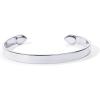 imagePAVOI 14K Gold Plated Stainless Steel Bangle Bracelets for Women  Inspirational Engraved Adjustable Mantra Cuff Bangle  Personalized Gift for Her Mom Sister  Birthday Gifts for WomenWhite Gold