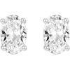 imagePAVOI 14K Gold Plated Sterling Silver Cubic Zirconia Stud Earrings for Women  Simulated Diamond CZ EarringsWhite Gold