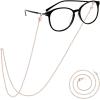 imagePAVOI 14K Gold Plated SunglassesGlasses Strap Lanyard  Glasses Chains for Women  Gold Eye Glasses Holder Around NeckRose Gold