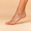 imagePAVOI 14K Gold Plated Tennis Anklets for Women  Tennis Ankle Bracelet for WomenYellow Gold