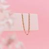 imagePAVOI 14K18K Gold Plated Charm Link Flat Gold Anklets for Women  Beaded Marina Link Mariner Paperclip Snake Chain Jewelry AnkletsMarina