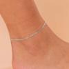 imagePAVOI 14K18K Gold Plated Charm Link Flat Gold Anklets for Women  Beaded Marina Link Mariner Paperclip Snake Chain Jewelry AnkletsMarina