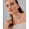imagePAVOI 14K18K Gold Plated Dainty Pearl Necklaces for Women  Station Beaded Choker Paperclip Chain Gold Pearl Necklace Bridal JewelryWhite Gold