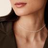 imagePAVOI 14K18K Gold Plated Dainty Pearl Necklaces for Women  Station Beaded Choker Paperclip Chain Gold Pearl Necklace Bridal JewelryYellow Gold