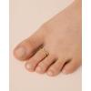 imagePAVOI 18K Gold Plated Adjustable Toe Rings for Women  Trendy CrissCross and Classic Band Toe RingCriss Cross