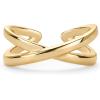 imagePAVOI 18K Gold Plated Adjustable Toe Rings for Women  Trendy CrissCross and Classic Band Toe RingCriss Cross