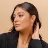 imagePAVOI Handpicked AAA Quality Freshwater Cultured Pearl Earrings Leverback Dangle Stud Pearl EarringsWhite Gold
