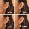 imagePAVOI Handpicked AAA Quality Freshwater Cultured Pearl Earrings Leverback Dangle Stud Pearl EarringsWhite Gold