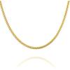 imagePAVOI Italian Solid 925 Sterling Silver 22K Gold Plated Chain Necklaces  Snake Square Box Cable Super Flex Curb Miami Cuban and Rope DiamondCut Herringbone Necklace for Women and Men  MADE IN ITALYYellow Gold