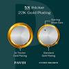 imagePAVOI Italian Solid 925 Sterling Silver 22K Gold Plated Chain Necklaces  Snake Square Box Cable Super Flex Curb Miami Cuban and Rope DiamondCut Herringbone Necklace for Women and Men  MADE IN ITALYWhite Gold