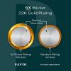 imagePAVOI Italian Solid 925 Sterling Silver 22K Gold Plated Chain Necklaces  Snake Square Box Cable Super Flex Curb Miami Cuban and Rope DiamondCut Herringbone Necklace for Women and Men  MADE IN ITALYYellow Gold