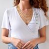 imagePAVOI Italian Solid 925 Sterling Silver 22K Gold Plated Chain Necklaces  Snake Square Box Cable Super Flex Curb Miami Cuban and Rope DiamondCut Herringbone Necklace for Women and Men  MADE IN ITALYWhite Gold