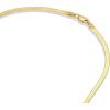 imagePAVOI Italian Solid 925 Sterling Silver 22K Gold Plated Chain Necklaces  Snake Square Box Cable Super Flex Curb Miami Cuban and Rope DiamondCut Herringbone Necklace for Women and Men  MADE IN ITALYYellow Gold