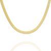 imagePAVOI Italian Solid 925 Sterling Silver 22K Gold Plated Chain Necklaces  Snake Square Box Cable Super Flex Curb Miami Cuban and Rope DiamondCut Herringbone Necklace for Women and Men  MADE IN ITALYYellow Gold