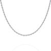imagePAVOI Italian Solid 925 Sterling Silver 22K Gold Plated Chain Necklaces  Snake Square Box Cable Super Flex Curb Miami Cuban and Rope DiamondCut Herringbone Necklace for Women and Men  MADE IN ITALYWhite Gold