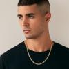 imagePAVOI Italian Solid 925 Sterling Silver 22K Gold Plated Chain Necklaces  Snake Square Box Cable Super Flex Curb Miami Cuban and Rope DiamondCut Herringbone Necklace for Women and Men  MADE IN ITALYWhite Gold