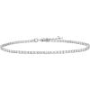 imagePAVOI 14K Gold Plated Tennis Anklets for Women  Tennis Ankle Bracelet for WomenWhite Gold