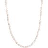 imagePAVOI 14K18K Gold Plated Dainty Pearl Necklaces for Women  Station Beaded Choker Paperclip Chain Gold Pearl Necklace Bridal JewelryYellow Gold