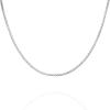 imagePAVOI Italian Solid 925 Sterling Silver 22K Gold Plated Chain Necklaces  Snake Square Box Cable Super Flex Curb Miami Cuban and Rope DiamondCut Herringbone Necklace for Women and Men  MADE IN ITALYWhite Gold
