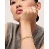 imagePAVOI 14K Gold Plated Chunky Chain Adjustable Bracelet for Women  Stainless Steel Lightweight Trendy Chain BraceletYellow Gold