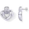 imagePAVOI 14K Gold Plated Chunky Dangle Door Knocker Earrings for Women  Trendy Geometric Drop Statement Earrings  Jewelry GiftsWhite Gold