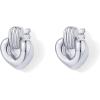 imagePAVOI 14K Gold Plated Chunky Dangle Door Knocker Earrings for Women  Trendy Geometric Drop Statement Earrings  Jewelry GiftsWhite Gold