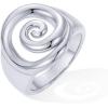 imagePAVOI 14K Gold Plated Chunky Swirl Rings for Women  Stainless Steel Statement Spiral Ring  Waterproof Bold Swirl BandsStainless Steel