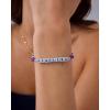imagePAVOI 14K Gold Plated Colored Mantra Evil Eye Beaded Gemstone Bracelets for Women  Adjustable Friendship Beaded Bracelets with Words  I Am Enough Fearless Breathe Good Energy In My Era Grateful You Got This Affirmation BraceletFearless