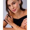 imagePAVOI 14K Gold Plated Dainty Tube Ball Square Beaded Chain Bezel Set Solitaire Pendant Necklace for Women  Round Princess Marquise Cubic Zirconia Statement NecklaceYellow Gold
