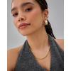 imagePAVOI 14K Gold Plated Small Bead Ball Chain Necklace for Women  Adjustable Dainty Gold Beaded Necklace  Trendy Choker Chain Layering Jewelry4mm Beads