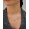 imagePAVOI 14K Gold Plated Small Bead Ball Chain Necklace for Women  Adjustable Dainty Gold Beaded Necklace  Trendy Choker Chain Layering JewelryBall Station