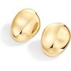 imagePAVOI 14K Gold Plated Sterling Silver Posts Chunky Vintage Organic Hammered Brushed and Textured Geometric Earrings for Women  Statement Earring PairHammered