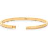 imagePAVOI 14K Gold Plated Waterproof Bangle Bracelets for Women  Stainless Steel Faceted Hammered Ball Beaded Hinged BraceletYellow Gold