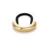 imagePAVOI 14K Yellow Gold Double Arch Chunky Metal Hair Band Ponytail Holders for Women  Stainless Steel Statement Cuff Fashion Accessories  Waterproof Stretchy Gold Hair TiesArch Yellow Gold
