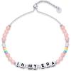 imagePAVOI 14K Gold Plated Colored Mantra Evil Eye Beaded Gemstone Bracelets for Women  Adjustable Friendship Beaded Bracelets with Words  I Am Enough Fearless Breathe Good Energy In My Era Grateful You Got This Affirmation BraceletIn My Era
