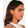 imagePAVOI 14K Gold Chain Earrings for Women  Double Piercing Dangle Chain Huggie Hoop Earrings  Cubic Zirconia Pearl Stud Ear Cuff Earrings for WomenRose Gold