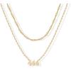 imagePAVOI 14K Gold Plated Angel Number Pendant Layering Necklace for Women  999 Lucky Numerology Singapore Chain NecklaceYellow Gold