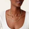 imagePAVOI 14K Gold Plated Dainty Layering Necklaces for Women  Snake Chain Curb Link Paperclip Layered Chains  Trendy Layering NecklaceRose Gold